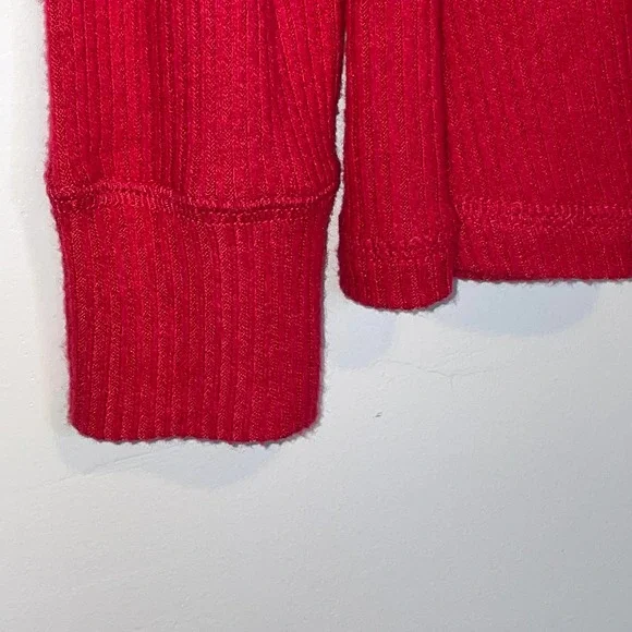 Charter Club Ribbed Henley Pajama Top red Small - Picture 5 of 7